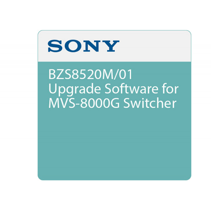 Sony mise à niveau XVS-8000 4K M / E2 (mise à niveau sur le terrain)