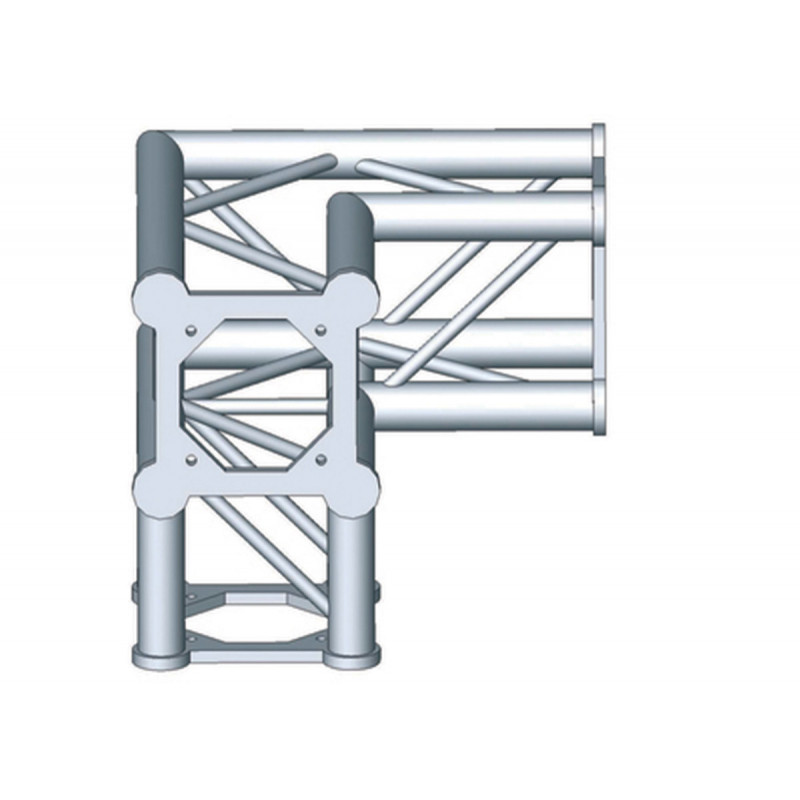 ASD Angle alu 290 carre 3 departs 90° pied