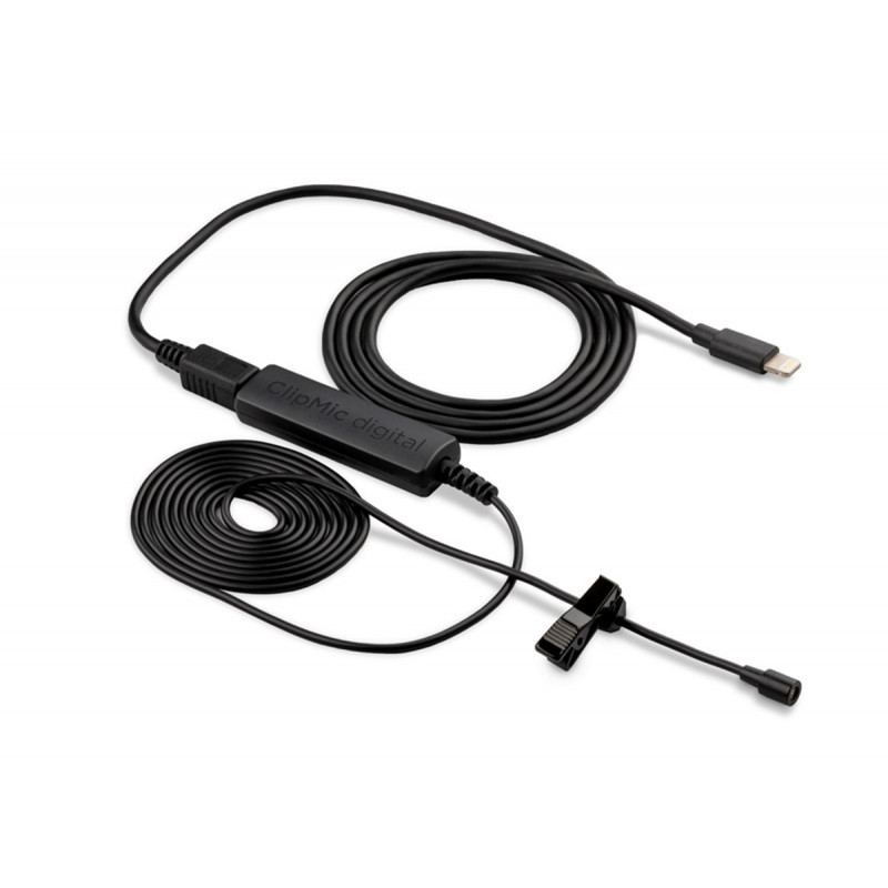 Apogee Microphone lavalier premium avec USB pour iphone, Mac et PC