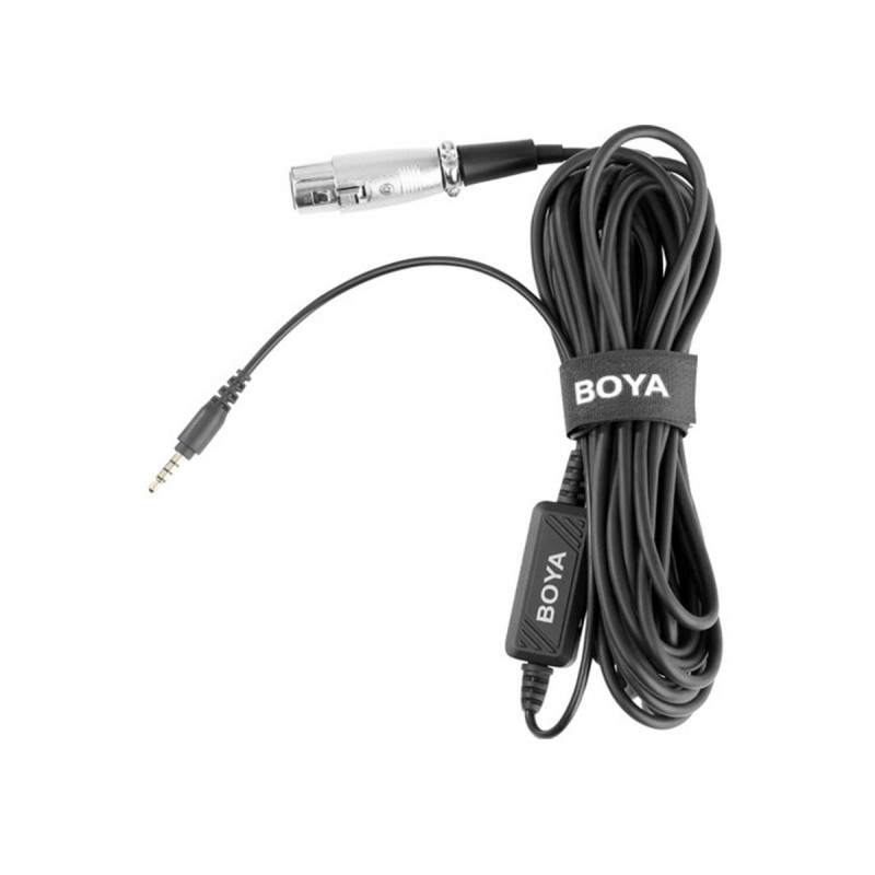 Boya BCA6 Adaptateur XLR vers Jack TRRS 3,5mm pour smartphone