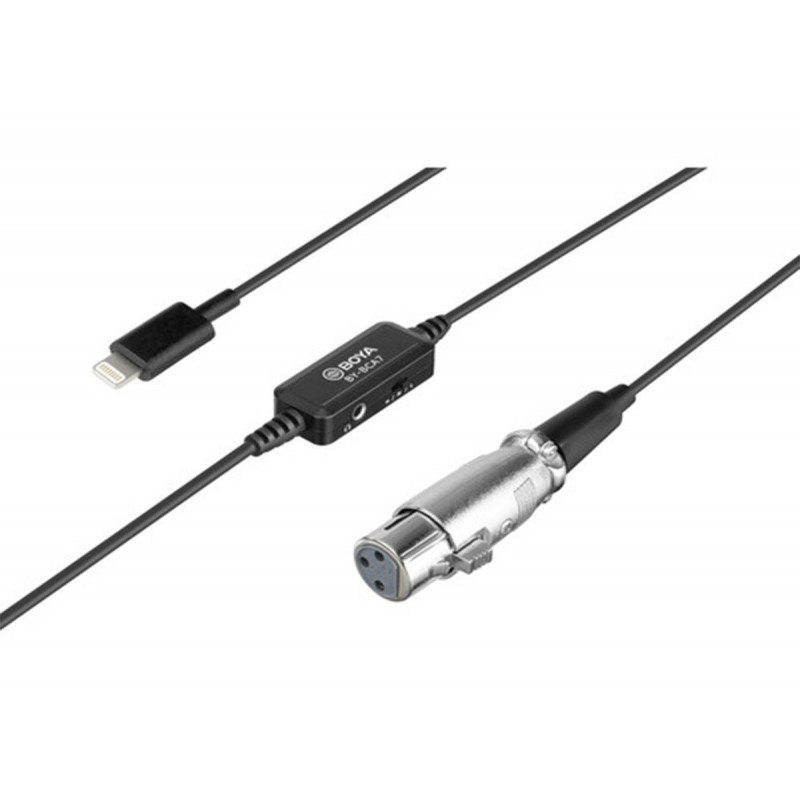 FV Boya BCA7 Adaptateur XLR vers Lighting pour iPad, iPhone, iPod tou