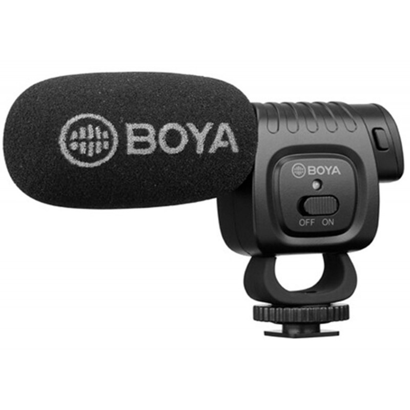 Boya BM3051S Microphone canon Super-cardioide, Switch Mono/Stéréo