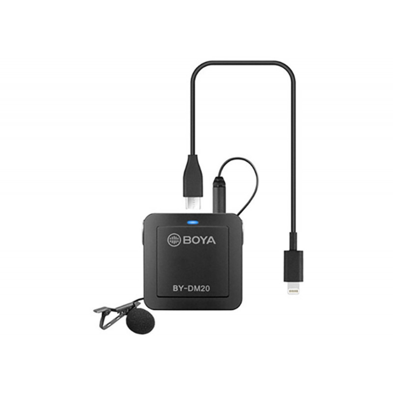 Boya DM20 Kit Dispositif Mobile Interview : 2 micro lavalier omni