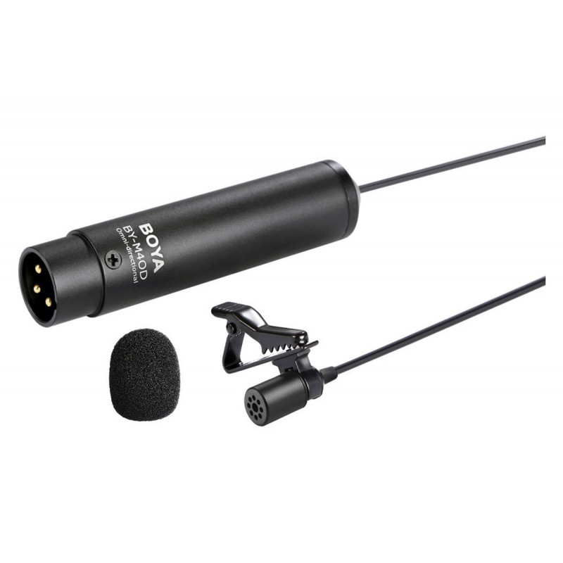 Boya M4OD Microphone Lavalier Omnidirectionnel connexion XLR 3