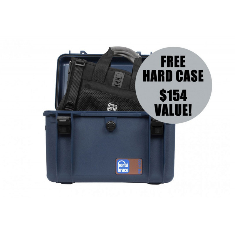 Porta Brace AO-1.5SILENTSQP, Lightweight & Silent Audio Organizer Cas