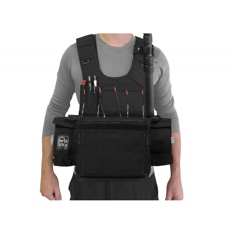 Porta Brace ATV-788 Audio Tactical Vest, Sound Devices 788, Black