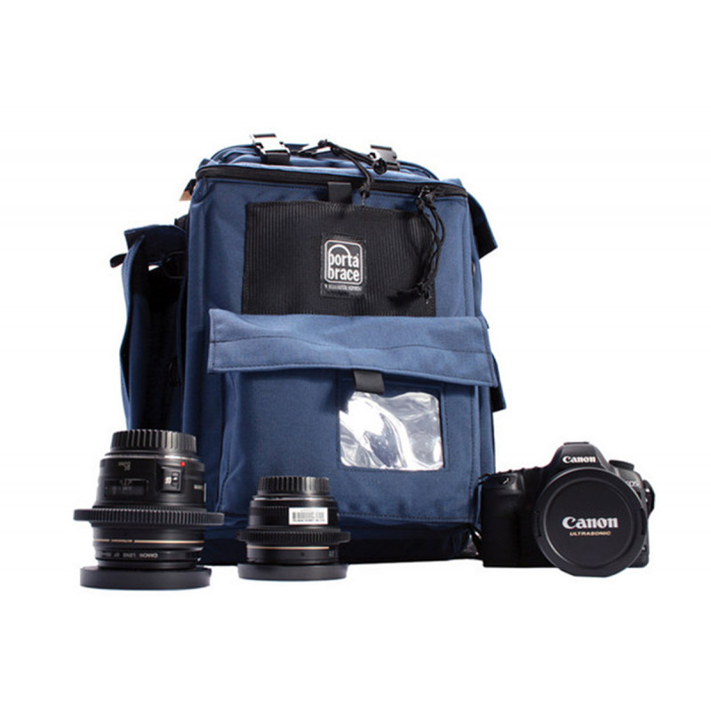 Porta Brace BC-1N Backpack Camera Case, DSLR Cameras, Small, Blue