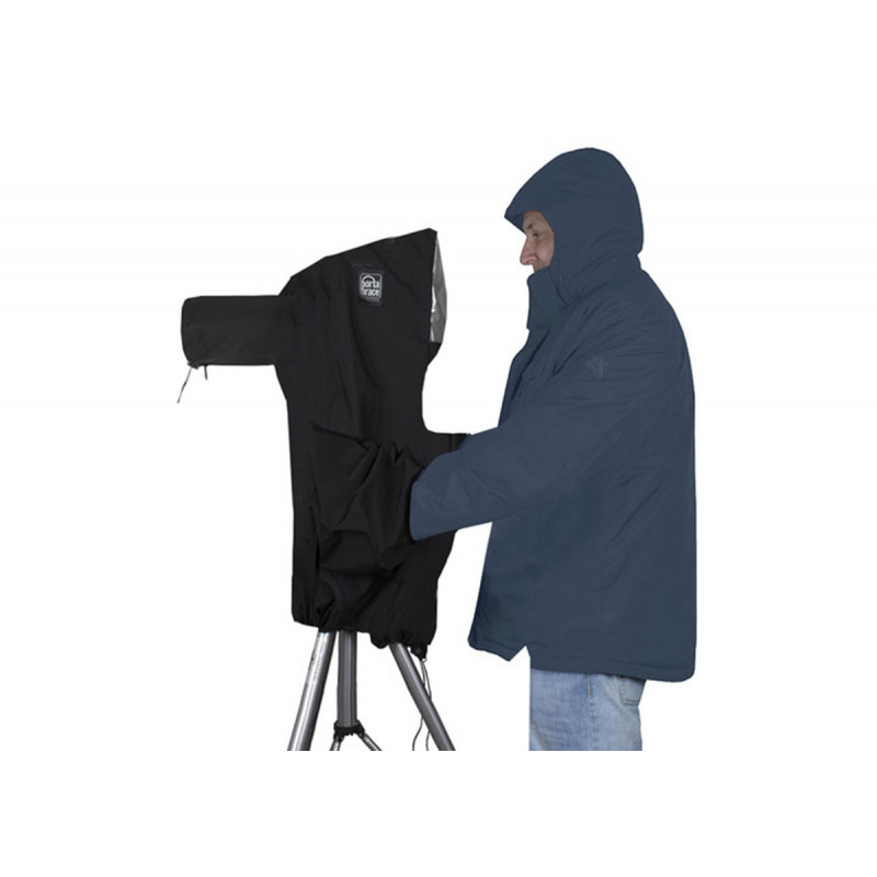 Porta Brace CLK-STUDIOCAM Cloak Style Stadium Rain Cover for Black Ma