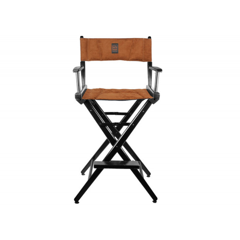 Porta Brace LC-30BDC Location Chair, Black Finish, Ultra Suede Seat