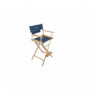 Porta Brace LC-30NS Location Chair, Natural Finish, Signature Blue Se