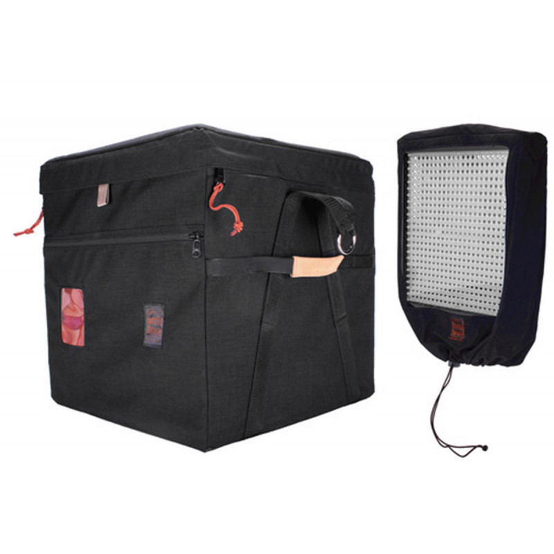 Porta Brace LPB-LED4 Light Pack Case, Holds 4 Lite Panels 1X1, Black