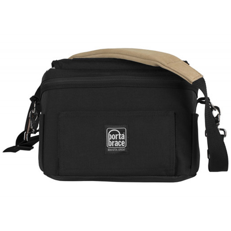 Porta Brace MS-A9 Messenger Style Camera Bag, Alpha A9, Black