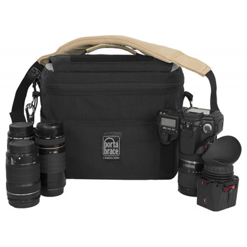 Porta Brace MS-D5600 Messenger Style Camera Bag, D5600, Black