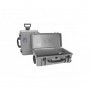 Porta Brace PB-2550EP Hard Case with Wheels, Airtight, Medium, Platin