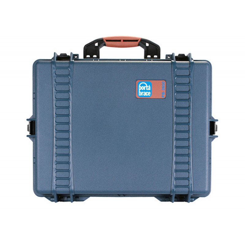 Porta Brace PB-2650E Hard Case with Wheels, Airtight, Large, Blue
