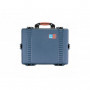 Porta Brace PB-2650E Hard Case with Wheels, Airtight, Large, Blue