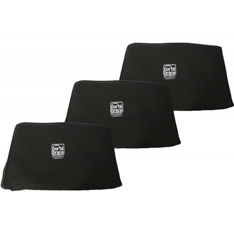 Porta Brace PB-B10153 Stuff Sack, Set Of 3, Black