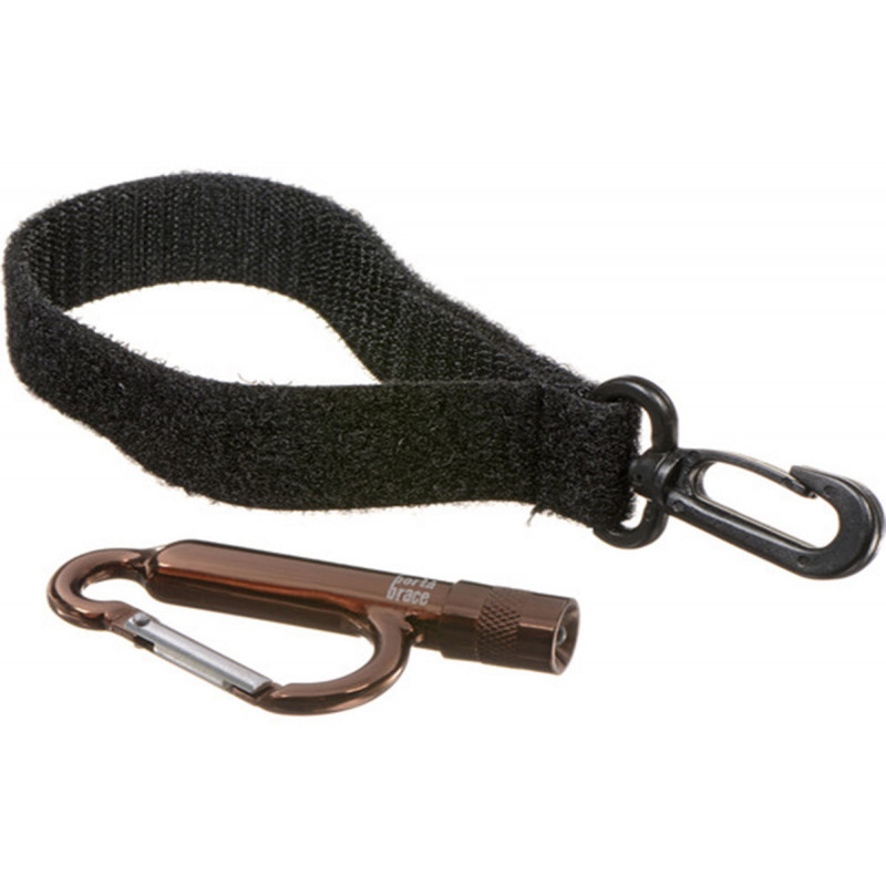 Porta Brace PB-SPOOLER, Piggin' Strings w/Carabiner Flashlight, 12-"