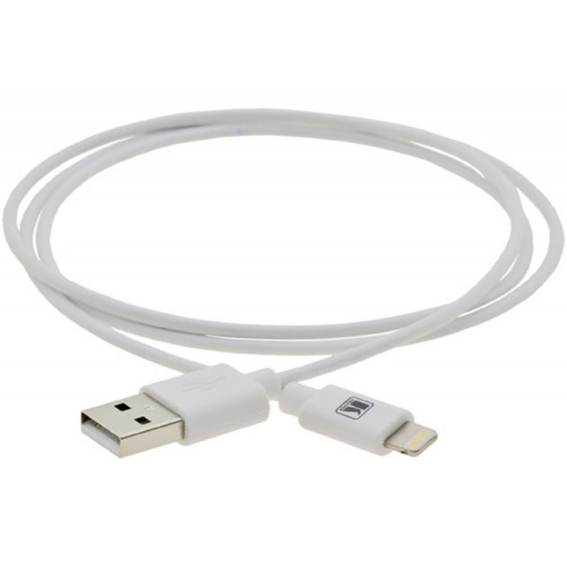 Kramer C-UA/LTN/WH-3 Cable Lightning vers USB, blanc
