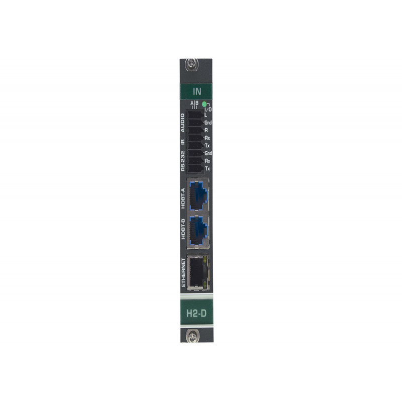 Kramer DTAXRD2-IN2-F34 Carte HDBaseT 2.0 4K HDR avec audio 2 entrees
