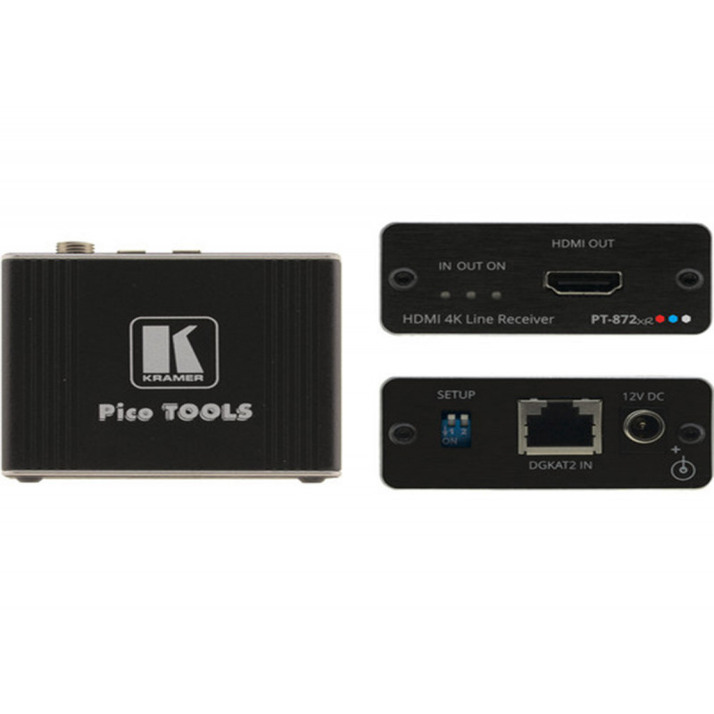 Kramer PT-872XR Recepteur HDMI 4K HDR HMDI 2.0 HDCP 2.2 DGKat 2.0