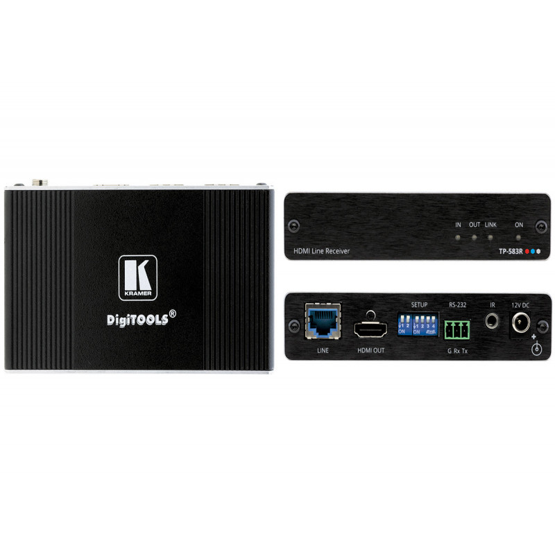 Kramer TP-583R Recepteur HDMI, IR & RS-232 sur HDBaseT HDMI 2.0