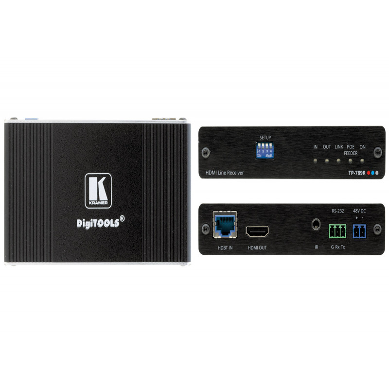 Kramer TP-789RXR Recepteur HDMI sur HDBaseT (jusqu’a 180m) POE