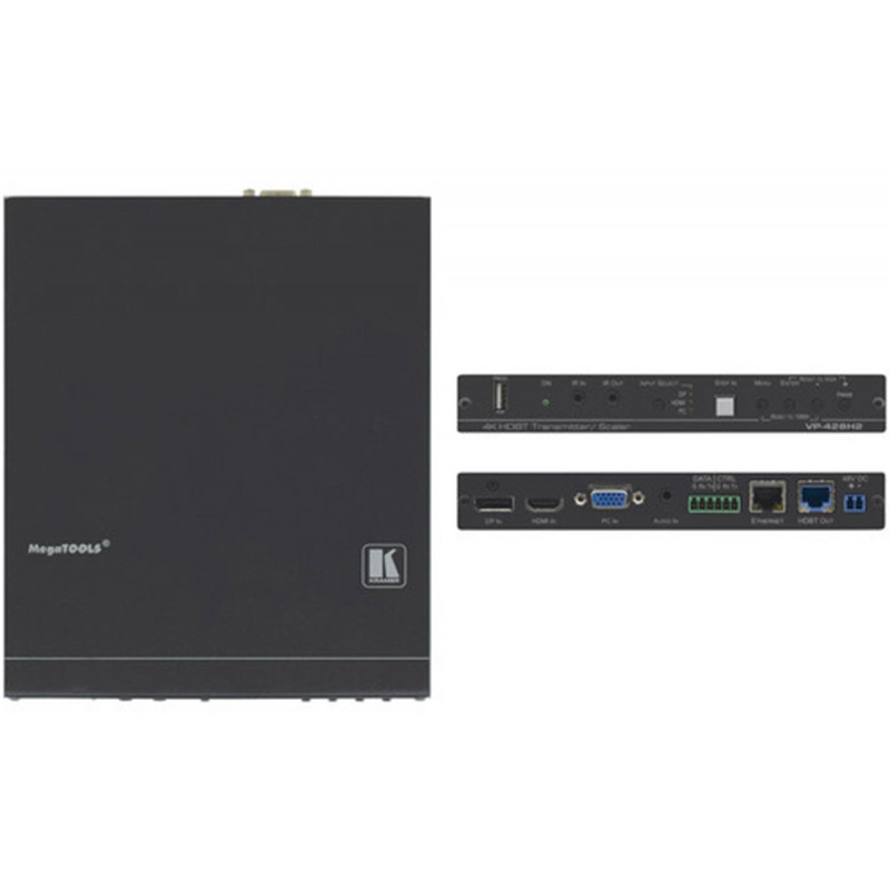 Kramer VP-428H2 Scaler numerique DP HDMI et VGA vers HDBaseT 4K