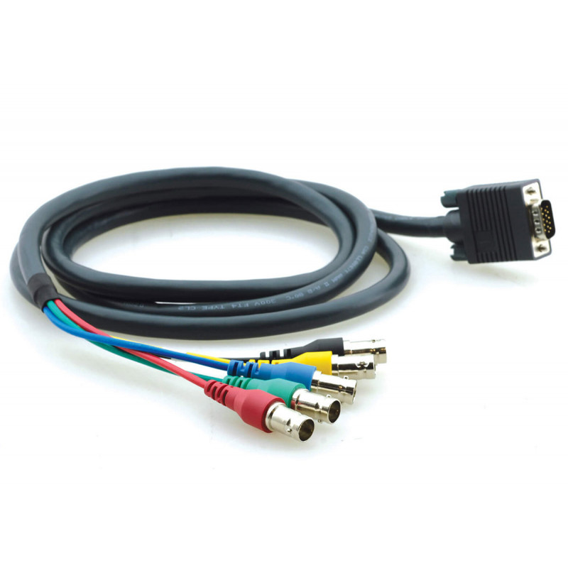 Kramer C-GM/5BF-1 Cable VGA vers 5 BNCmale-femelle