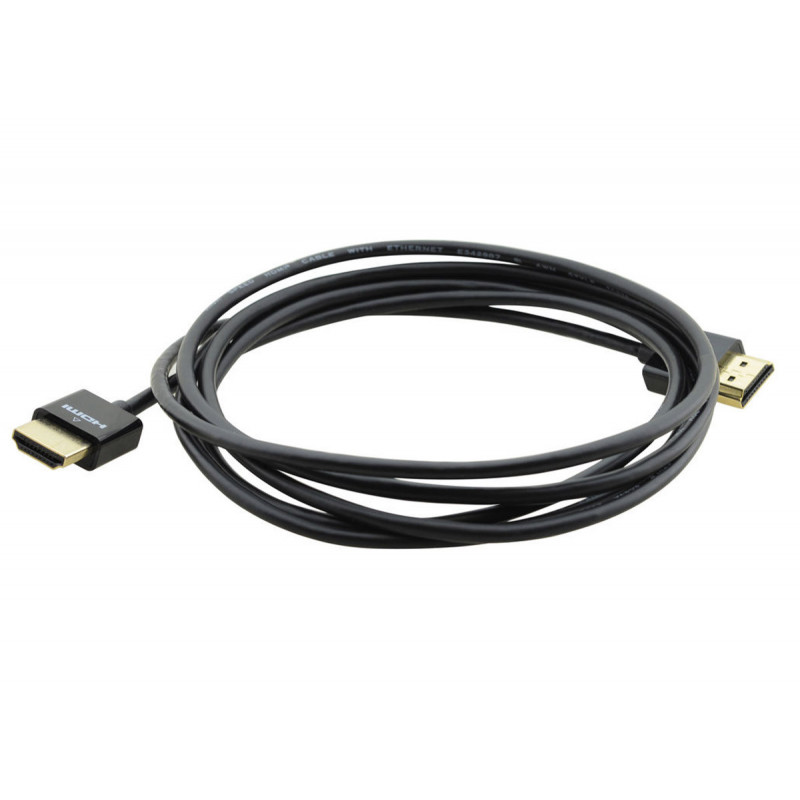 Kramer C-HM/HM/PICO/BK-2 Cable HDMI Ultra flexible avec Ethernet noir