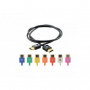 Kramer C-HM/HM/PICO/BL-3 Cable HDMI Ultra flexible avec Ethernet bleu