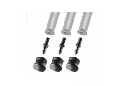 Gitzo Lot de 3 pieds caoutchouc avec pointes courtes 38 mm