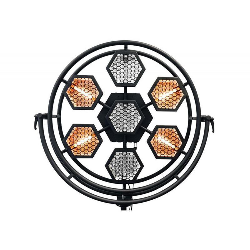 Portman - Projecteur P1 RETRO LAMP Reflecteur Dore - Livre lampe