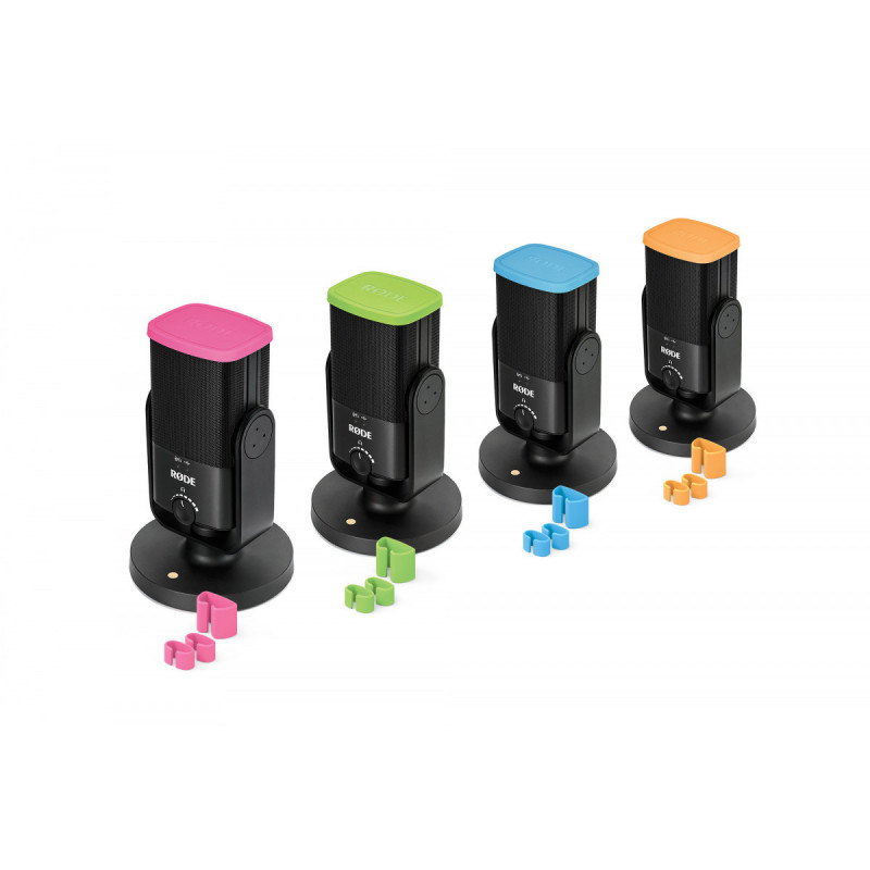 RODE Kit de 4 Capuchons à Code Couleur pour NT-USB Mini