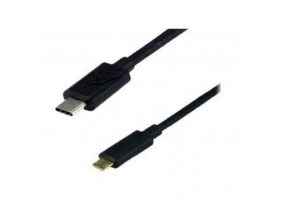 Cable USB 3.1 type C male / USB 2.0 Micro B male - 1m