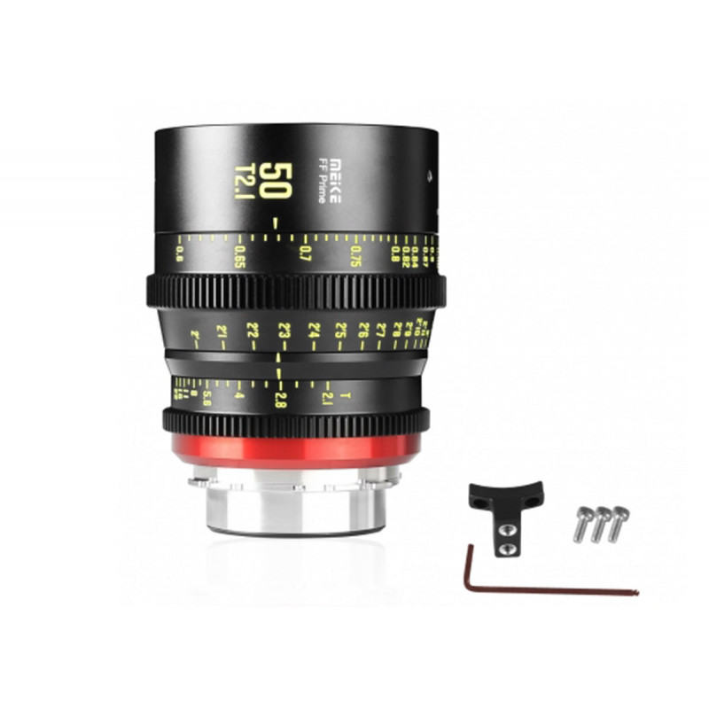 Meike Objectif cinéma 50mm T2.1 FF-Prime Monture : E Full Frame Prime