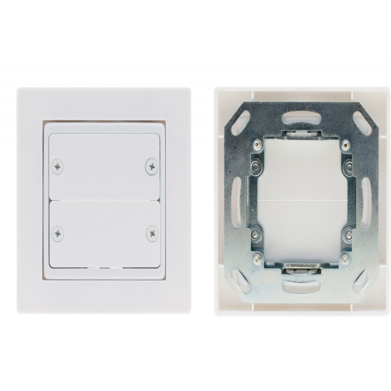 Kramer FRAME-1GP-80(W) Cadre pour 2 modules