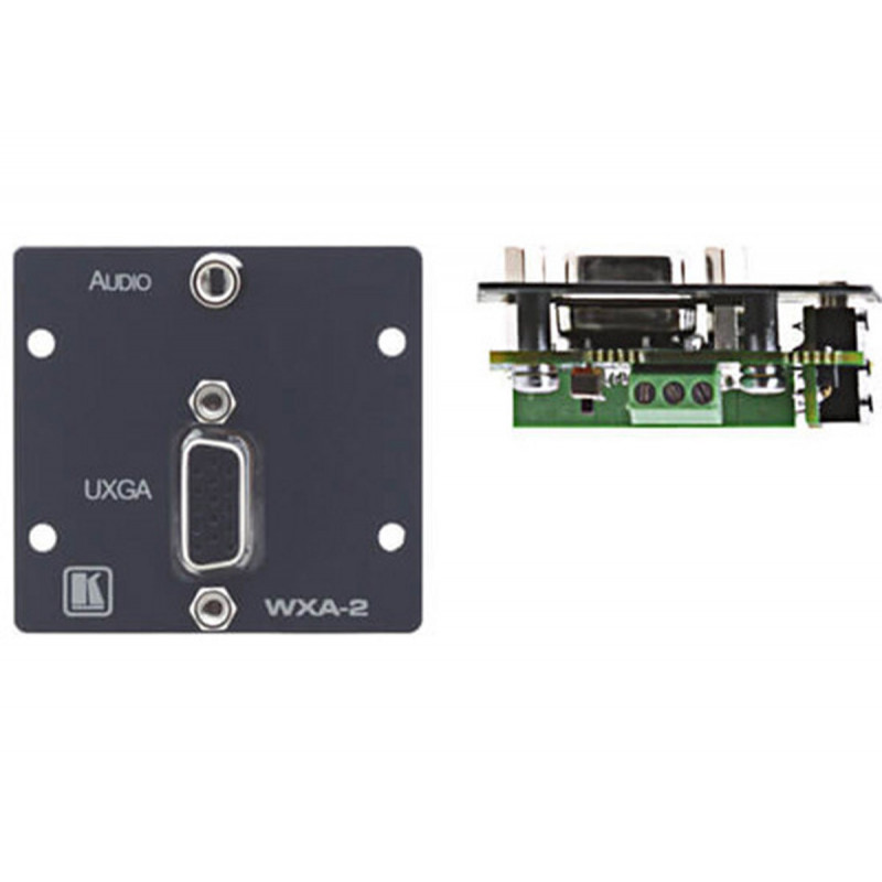 Kramer WXA-2(W) Module HD-15 & audio stereo vers bornier