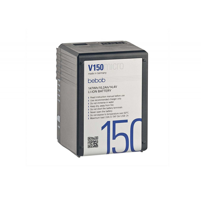 Bebob V150 Micro V-Mount – Batterie 14.4V / 10,2Ah / 147Wh