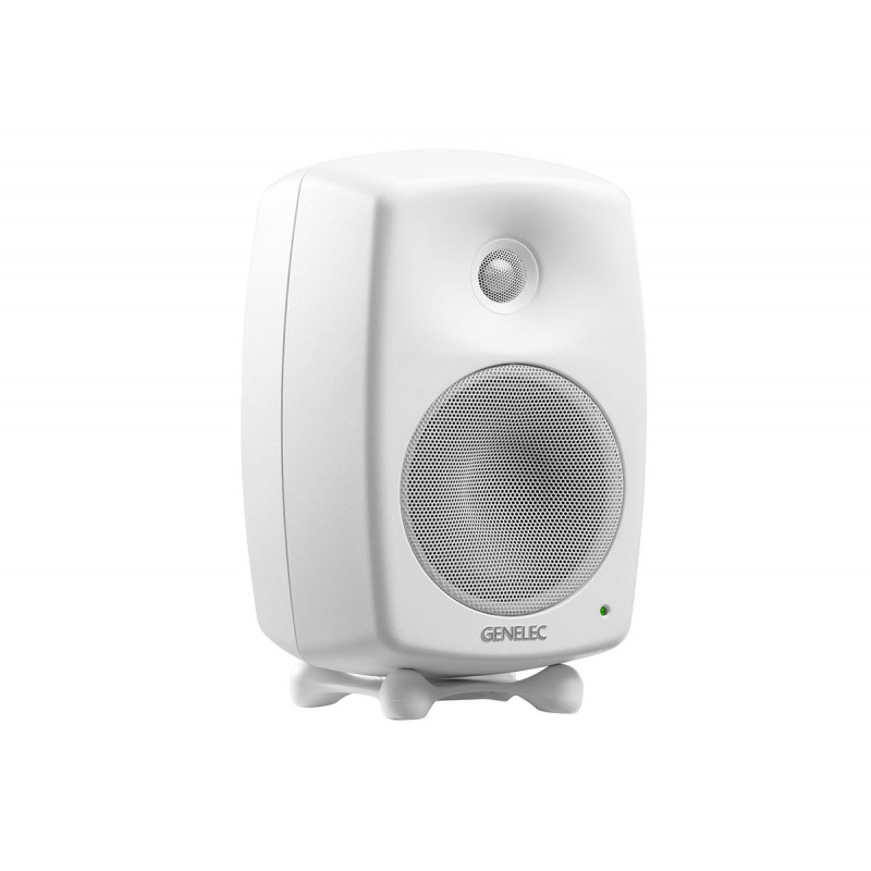 Genelec Enceinte Active 5" 2 Voies  Blanc Série 8000 + Support