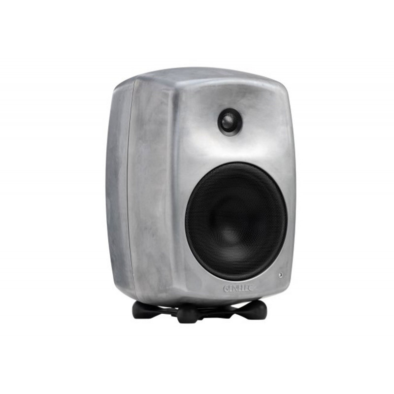 Genelec Enceinte Active 6,5" 2 Voies  RAW Série 8000 + Support