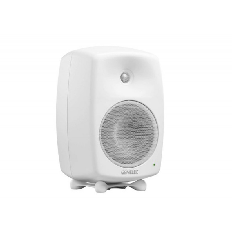 Genelec Enceinte Active 6,5" 2 Voies  Blanc Série SAM + Support