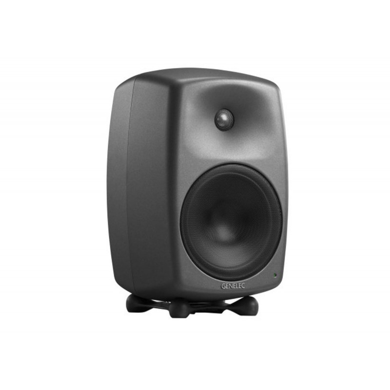 Genelec Enceinte Active 8" 2 Voies  Dark Grey Série SAM + Support