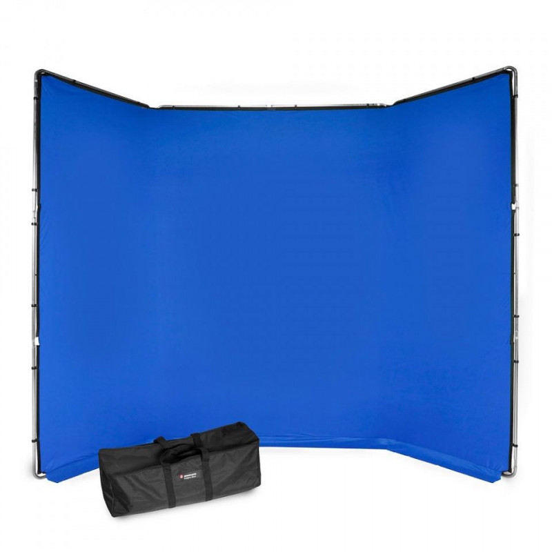 Manfrotto - Kit de Fond Chroma Key FX Bleu 4 x 2,9 m