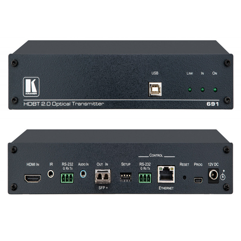 Kramer 691 Emetteur HDMI/USB/RS-232/IR/Audio HDBaseT optique