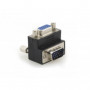 Kramer AD-GM/GF/RA Adaptateur VGA male vers VGA femelle coude