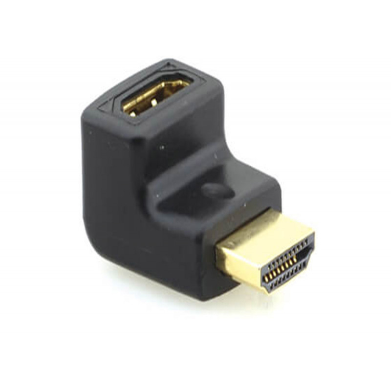 Kramer AD-HF/HM/RA Adaptateur HDMI (F) vers HDMI (M) coude (par 10)