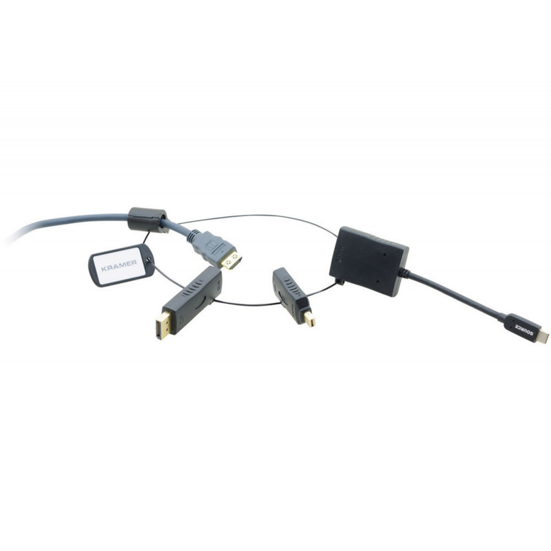 Kramer AD-RING-7 Adaptateur HDMI (F) vers DisplayPort (M) (1080p)