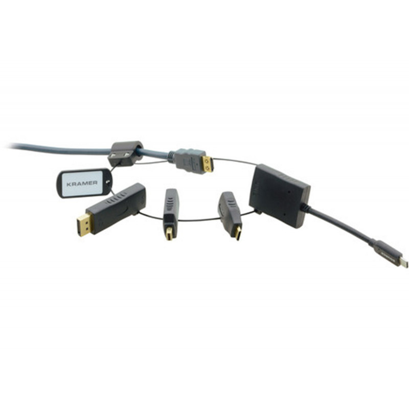 Kramer AD-RING-8 Adaptateur HDMI (F) vers mini DisplayPort (M) USB-C