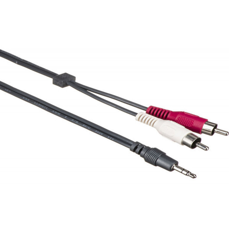Kramer C-A35M/2RAM-15 Cable audio stereo jack 3,5mm/2RCA male-male